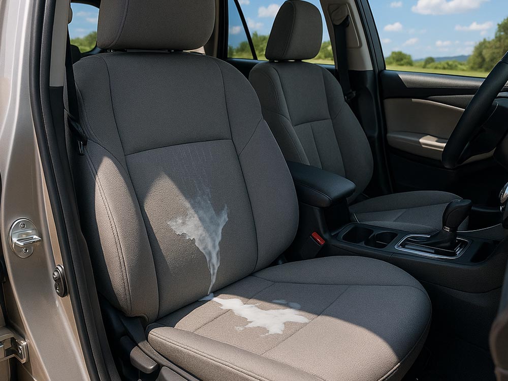 How to Clean Milk Stain from Car Seat